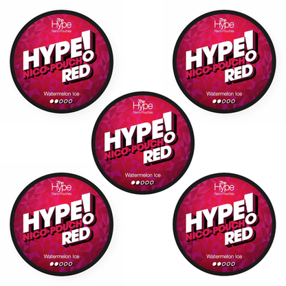 Hype Nicotine Pouches - Bulk Pack - 4 Flavours x 5 + Display Stand - 8mg