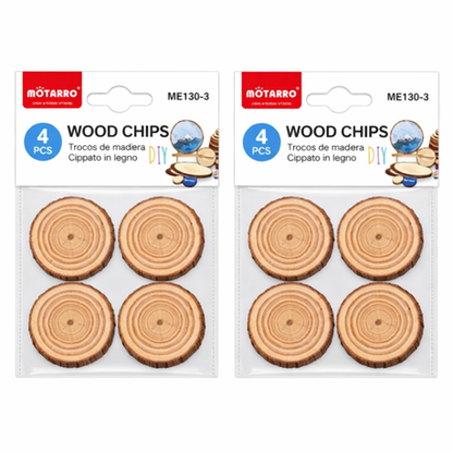 Motarro Wood Chips 40/50mm 4PCS 2 Pack