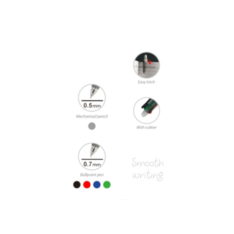 Motarro Multipen And Pencil 0.7mm And 0.5mm