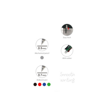 Motarro Multipen And Pencil 0.7mm And 0.5mm
