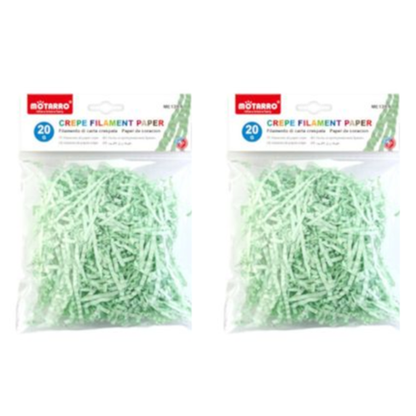 Motarro Crepe Filament Paper 20g - 2 Pack - Green