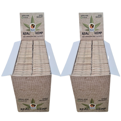 Africa Flame 100% Hemp Rolling Paper - 50 Booklets - 2 Pack