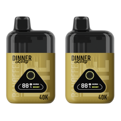 Dinner Lady Rechargeable Vape - Dessert Collection - 40K - 2 Pack - Banoffee Pie