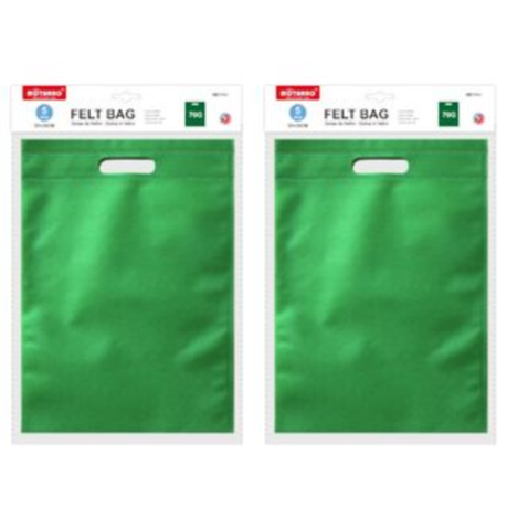 Motarro Felt Bag 25x30cm 70g 5PCS - 2 Pack - White