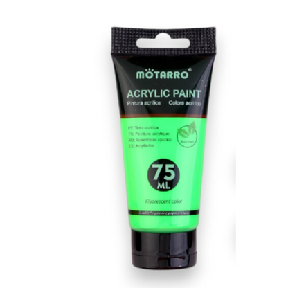 Mottaro Fluorescent Acrylic paint 75ml - Green