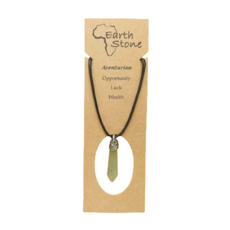 Earth Stone Collection - Aventurine Bracelet And Ice Drop Necklace Set