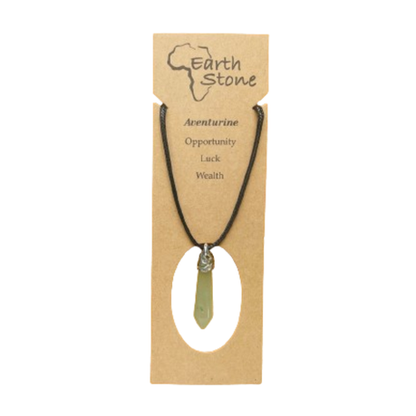 Earth Stone Collection - Aventurine Bracelet And Ice Drop Necklace Set