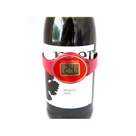 Digital Wine Thermometer - RED model