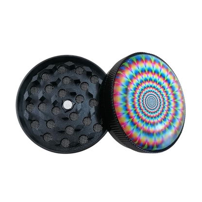Herb Grinder 3 Piece Aluminum 50 x 36mm - Hypnotic