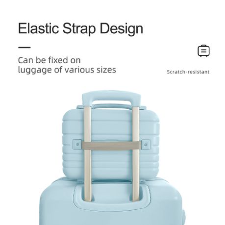 Cosmetic Travel Carry - on Suitcase - Blue