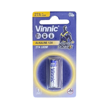 Vinnic Alkaline 12V A27 Battery - Single