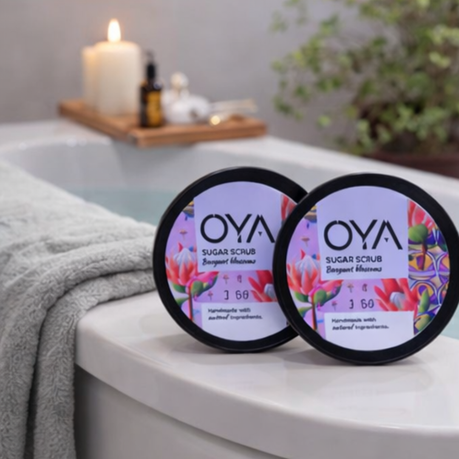 Oya Sugar Scrub 175g - Buoyant Blossoms 2 Pack
