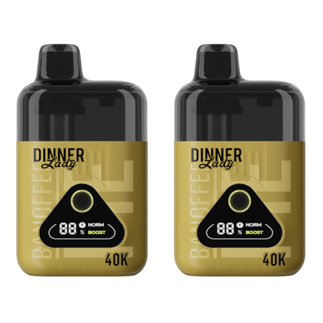 Dinner Lady Rechargeable Vape - Dessert Collection - 40K - 2 Pack - Caramel Pudding