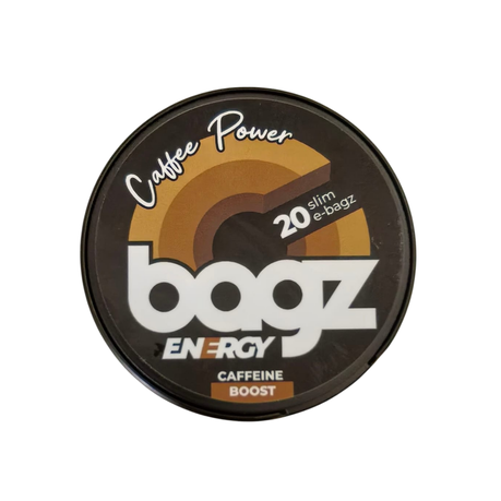 Bagz - Energy Caffeine Slim E-Bagz - 20 Pouches - 80mg Caffeine Boost - Tiky Mint