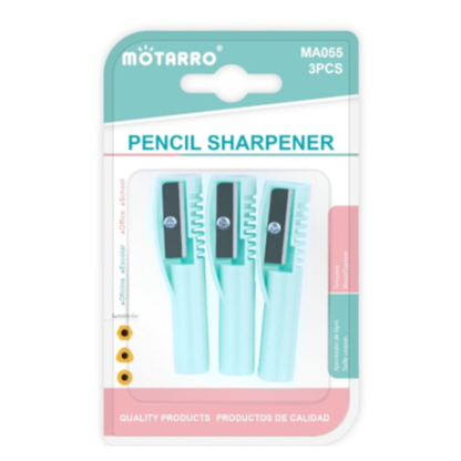 Motarro Pencil Sharpener 58mm 3PCS - Pink