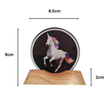 3D Creative Lamp - Unicorn Illuminated Art Light