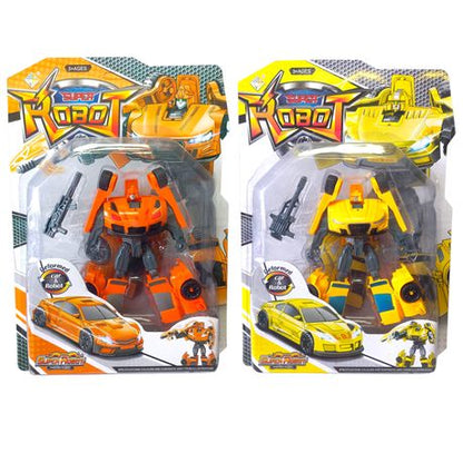 Super Robot Action Figures - 2 Pack - Orange & Yellow