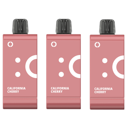 Elf Bar 18000 Puffs Rechargeable Pod 50mg - California Cherry - 3 Pack