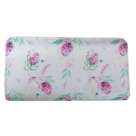 Protea Wallet - Light Pink 10×19.5×2.5cm