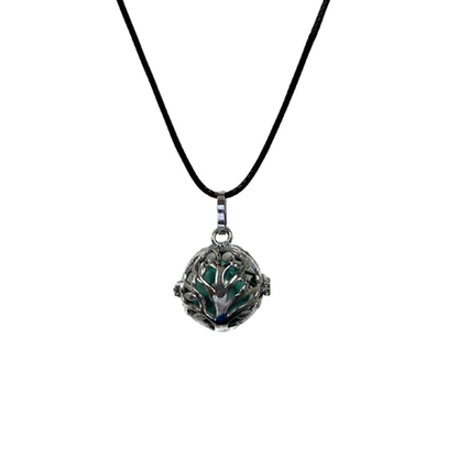 Earth Stone Collection - Crystal Locket Turquoise Stone Necklace