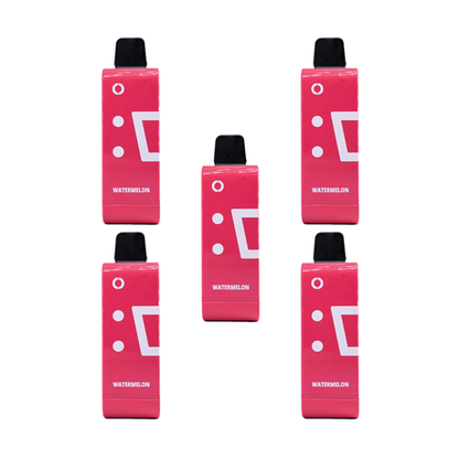Elf Bar 9000 Puffs Rechargeable Pod 50mg - Watermelon - 5 Pack