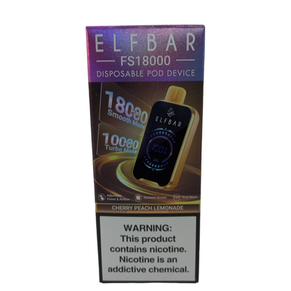 Elf Bar 18000 Puffs Disposable Vape - Cherry Peach Lemonade - 3 Pack