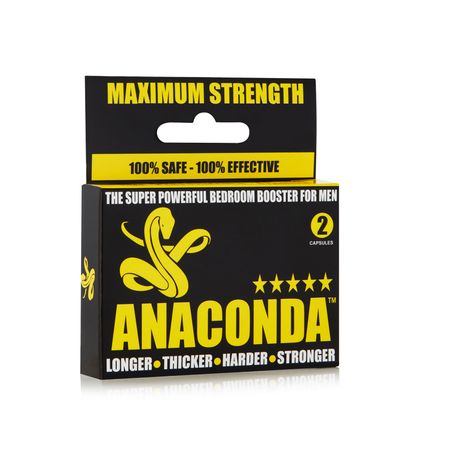 6 Capsules Shipper - Anaconda - Bedroom Booster - (2 Capsules x 3 Packs)