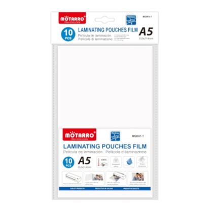 Motarro Laminating Pouches Film A5 152x214cm 10PCS