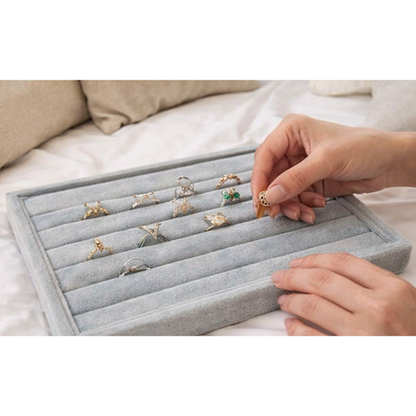 Jewellery Ring Display - Grey