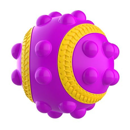 Tennis Ball Fidget PoP It - Purple & Yellow