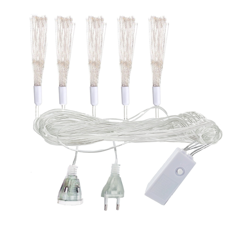 Fairy String Lights Starburst Firework Lights 100 LED - Cool White