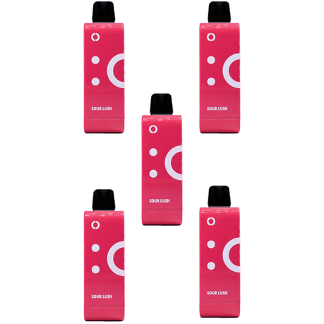 Elf Bar 9000 Puffs Rechargeable Pod 50mg - Sour Lush - 5 Pack