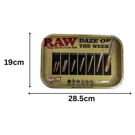 Rolling Tray - Daze Of The Week 19x28.5cm