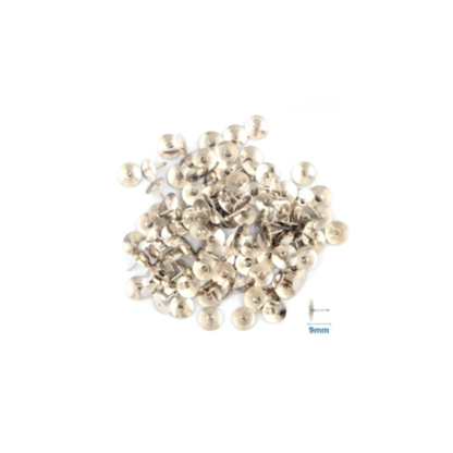 Motarro Thumbtack 9mm 100PCS - 2 Pack - Silver