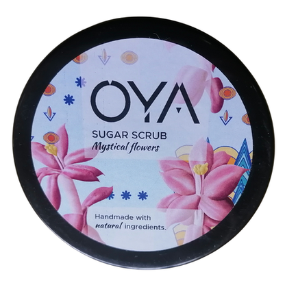 OYA - Sugar Scrub - 175 Gram Tub - Mystical Flowers