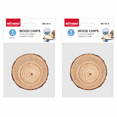 Motarro Wooden Chips - 2 Pack - 120/130mm