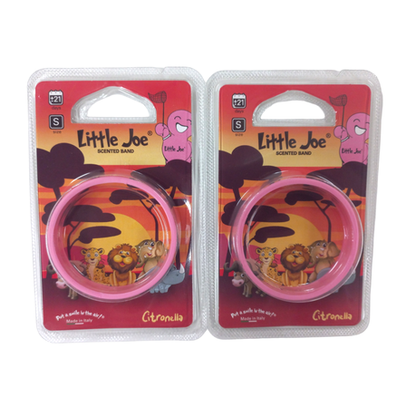 Little Joe Scented Band Insect Repellent - 2 Pack Small Pink