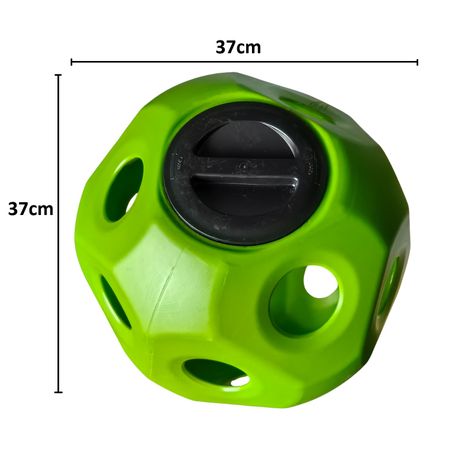Horse Hay Toy Ball - Treat and Hay Feeder for Horses - Red
