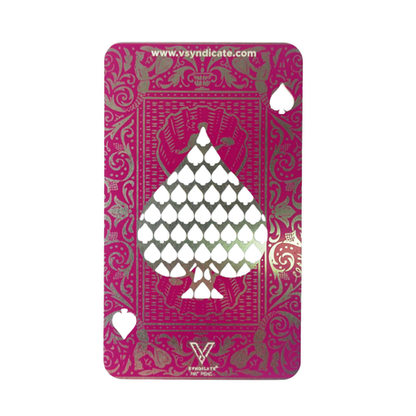 V-Syndicate Metal Business Card Grinder - Ace Of Spades