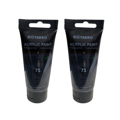Motarro Acrylic Paint 75ml - 2 Pack - White