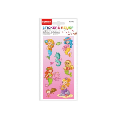 Motarro Stickers Relief 1 Sheet - Kids