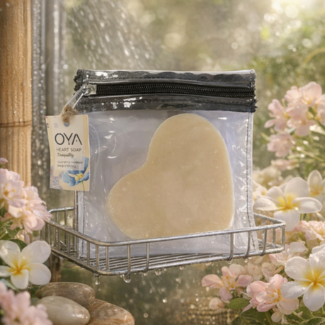 Oya Heart Soap Large - Tranquility 2 Pack