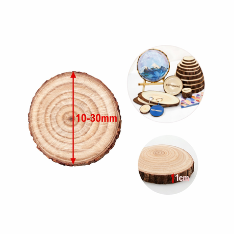 Motarro Wood Chips 10/30mm 6PCS 2 Pack