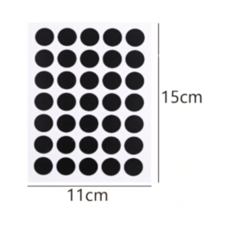 Motarro Self Adhesive Labels 5 Sheets - Green