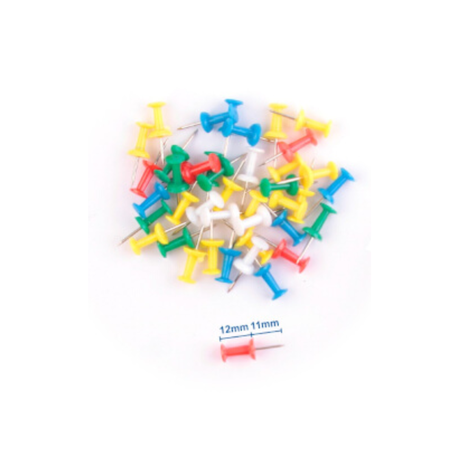 Motarro Thumbtack 40PCS - Silver