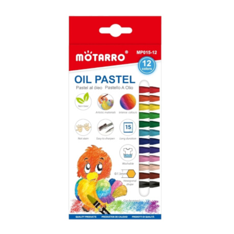 Motarro Oil Pastel 12 Colours