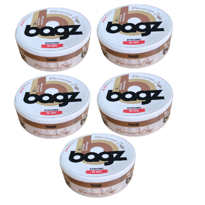 Bagz - Nicotine Pouch Moccaccino Caffe 16 MG - 5 Pack