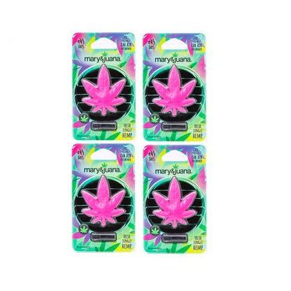 Car Air Freshener Mary & Juana Pink - 4 Pack