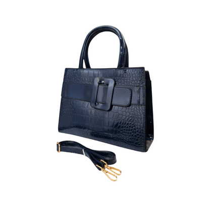 Elegant Women's Handbag with Practical Storage - Black