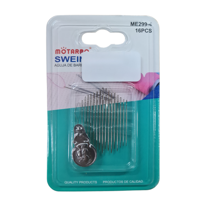 Motarro - Sewing Needles Set- Assorted Sizes - 18 Piece
